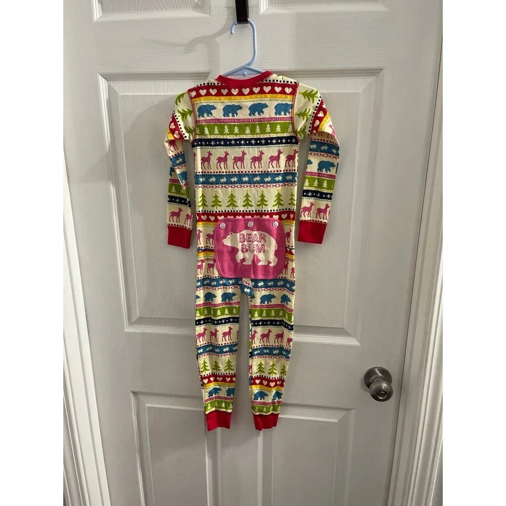 Little Blue House by Hatley Kids Union Suit Cream Fair Isle Size 2 New With Tag